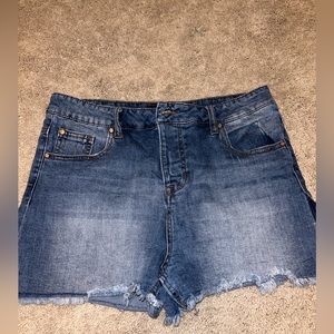 Denim shorts